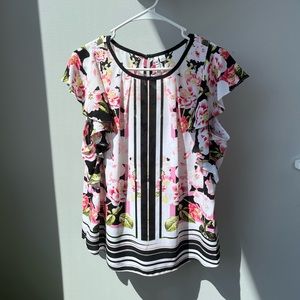 Elle Floral Blouse Top